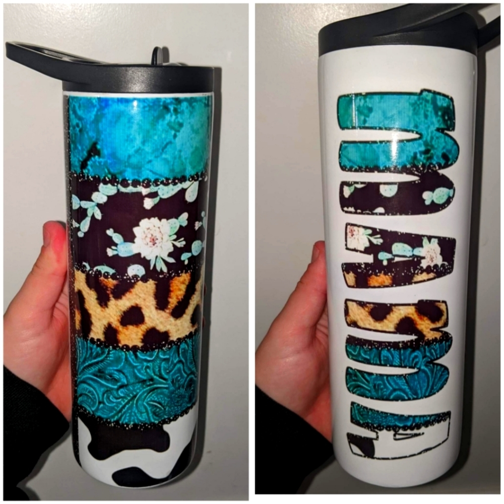 20oz. Dou lid tumbler